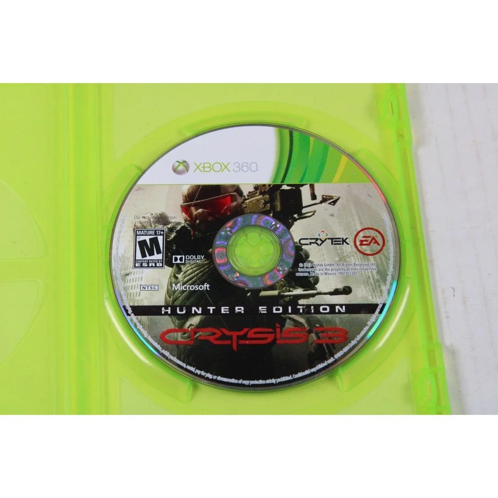 Crysis 3 Hunter Edition (Microsoft Xbox 360, 2013) Authentic, tested